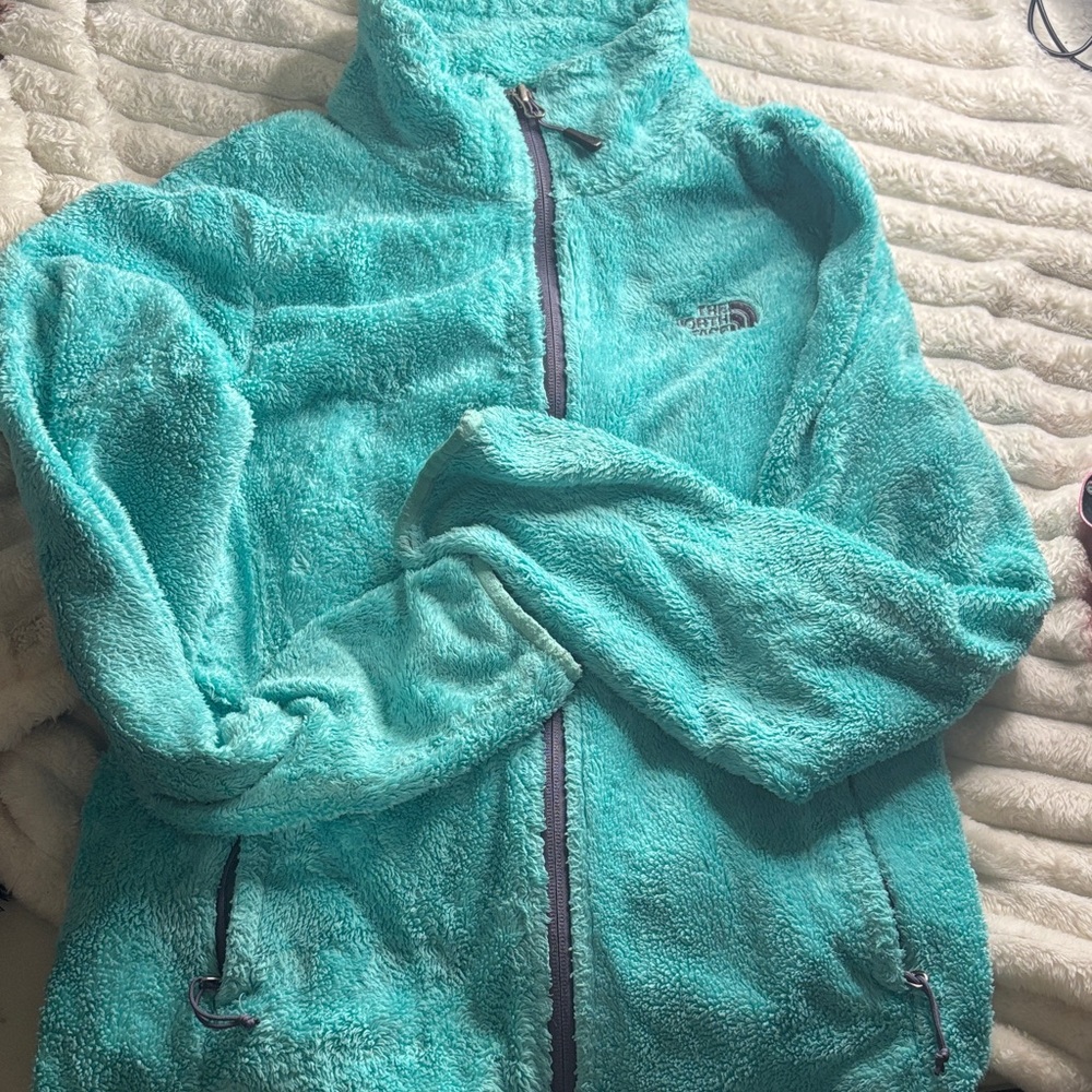 The North Face Teal Fleece Jacket